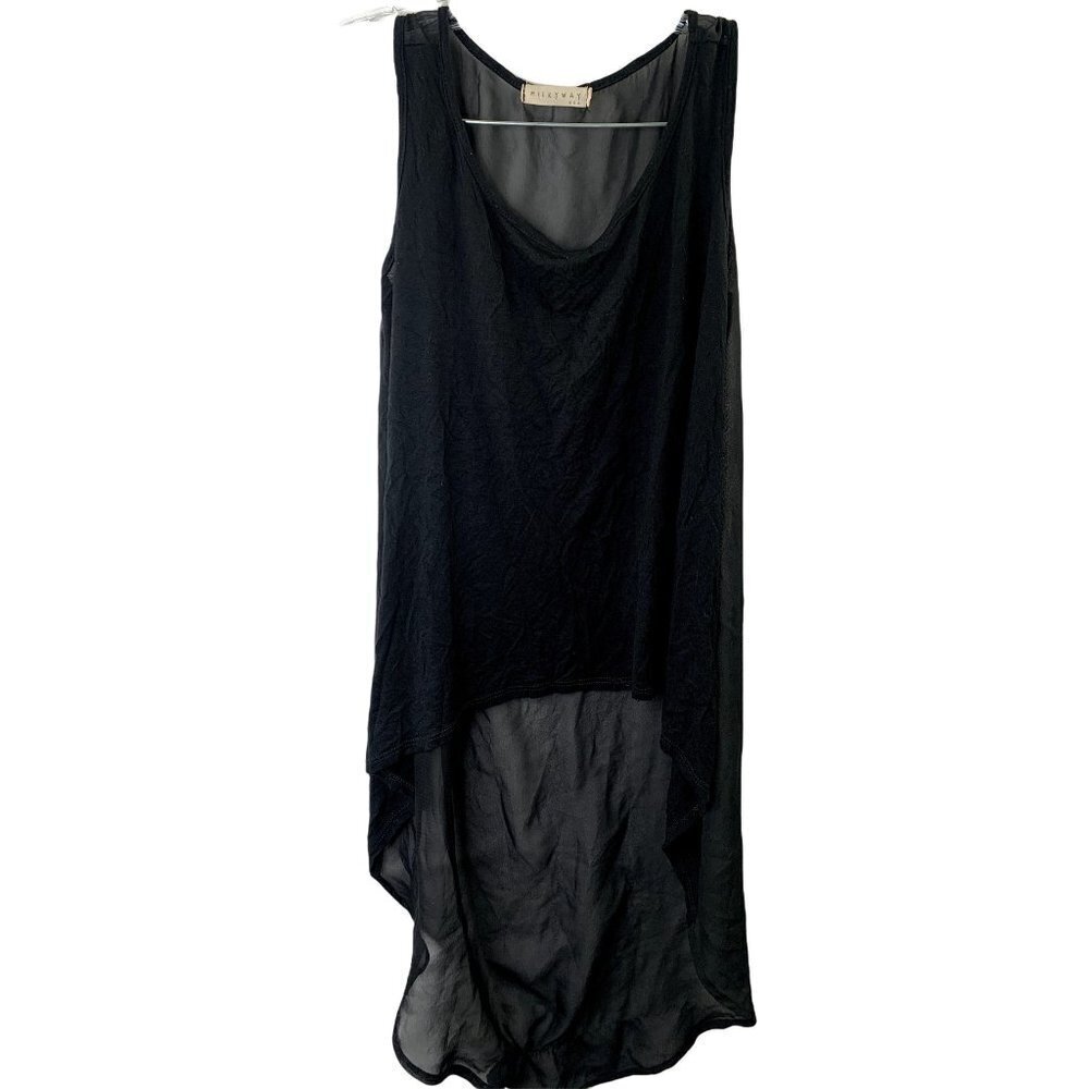 Milky Way Women's Black Tank Top